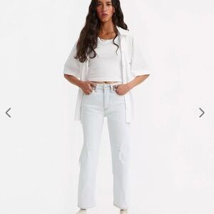 Levi's Women's light blue Straight Leg Jeans
